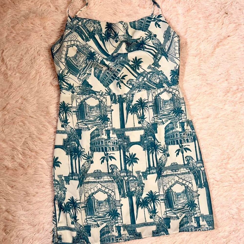 Summer Travel Sunkissed Beachy Coquette‎ Dreamy Flirty Vacation Mini Dress